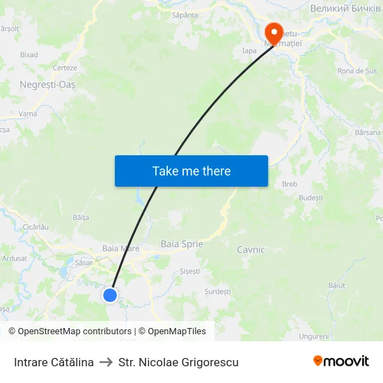 Intrare Cătălina to Str. Nicolae Grigorescu map