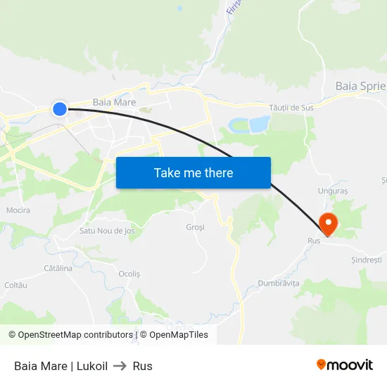Baia Mare | Lukoil to Rus map