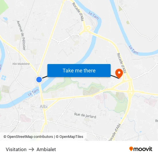 Visitation to Ambialet map