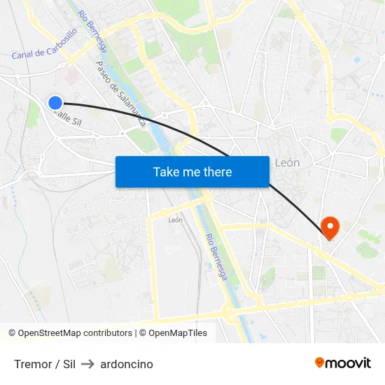 Tremor / Sil to ardoncino map