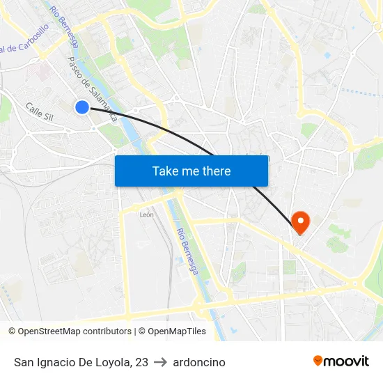 San Ignacio De Loyola, 23 to ardoncino map