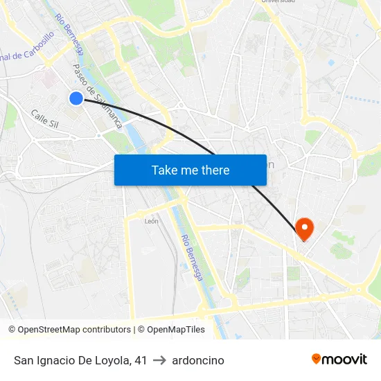 San Ignacio De Loyola, 41 to ardoncino map
