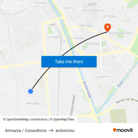Armunia / Consultorio to ardoncino map