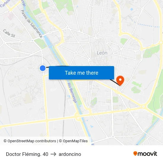 Doctor Fléming. 40 to ardoncino map