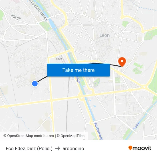 Fco Fdez.Díez (Polid.) to ardoncino map