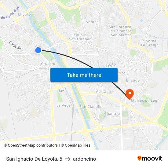 San Ignacio De Loyola, 5 to ardoncino map