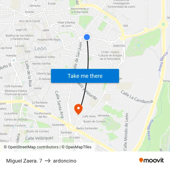 Miguel Zaera. 7 to ardoncino map