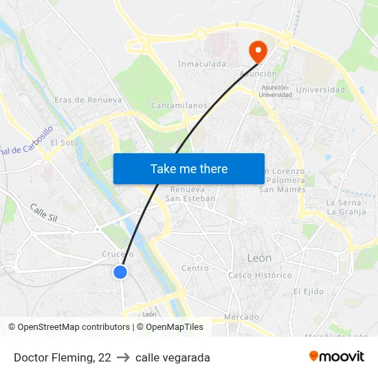 Doctor Fleming, 22 to calle vegarada map