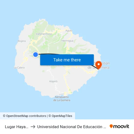 Lugar Hayas, 50 to Universidad Nacional De Educación A Distancia map