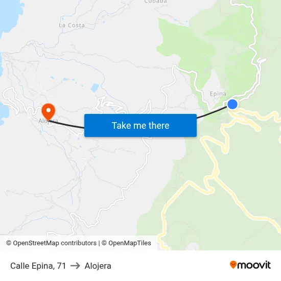 Calle Epina, 71 to Alojera map