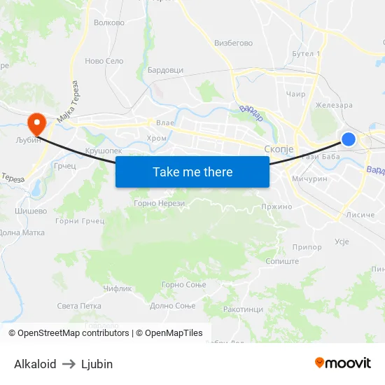 Alkaloid to Ljubin map