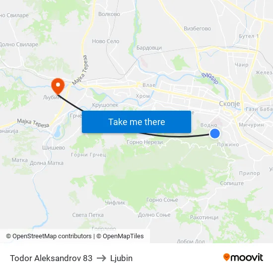 Todor Aleksandrov 83 to Ljubin map