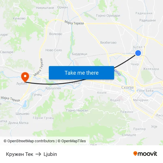 Circular Flow to Ljubin map