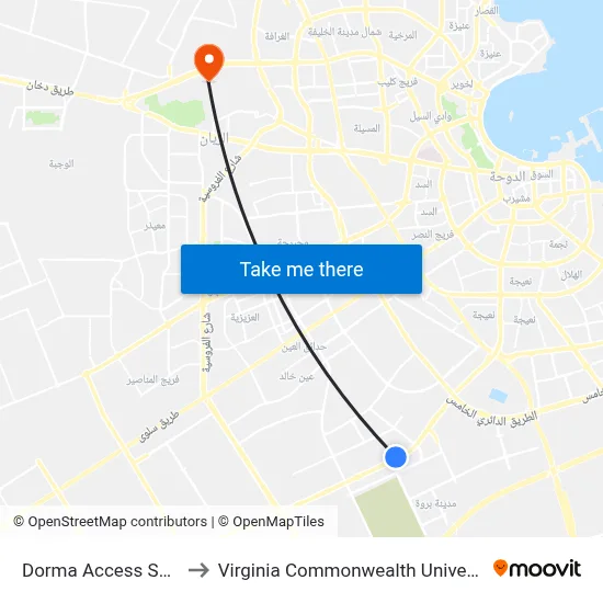Dorma Access Solutions to Virginia Commonwealth University - Qatar map