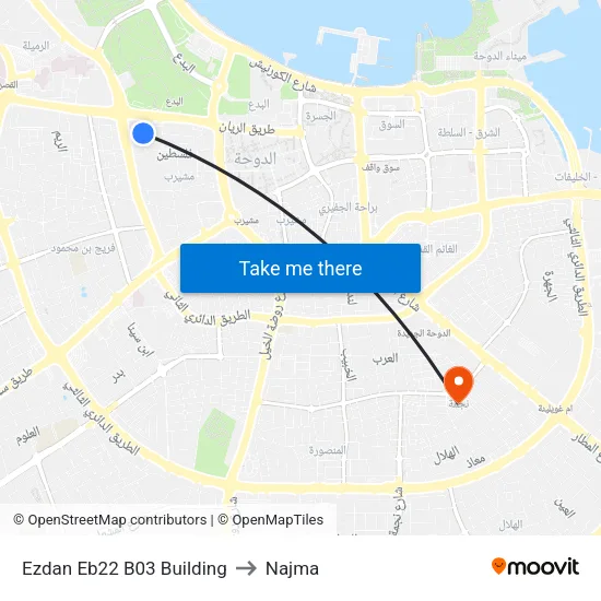 Ezdan Eb22 B03 Building to Najma map