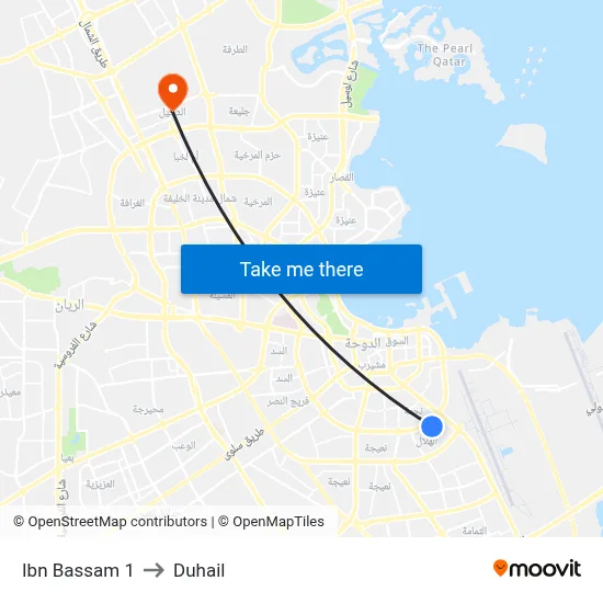 Ibn Bassam 1 to Duhail map