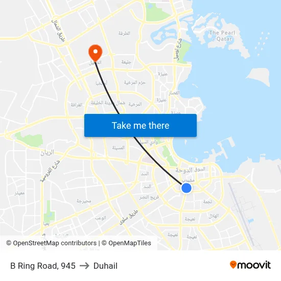 B Ring Road, 945 to Duhail map