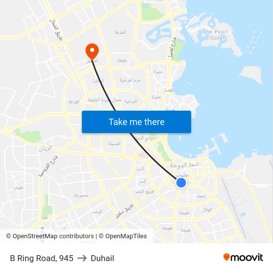 B Ring Road, 945 to Duhail map