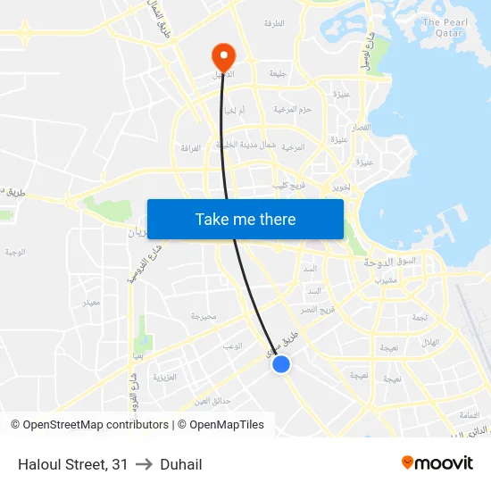 Haloul Street, 31 to Duhail map