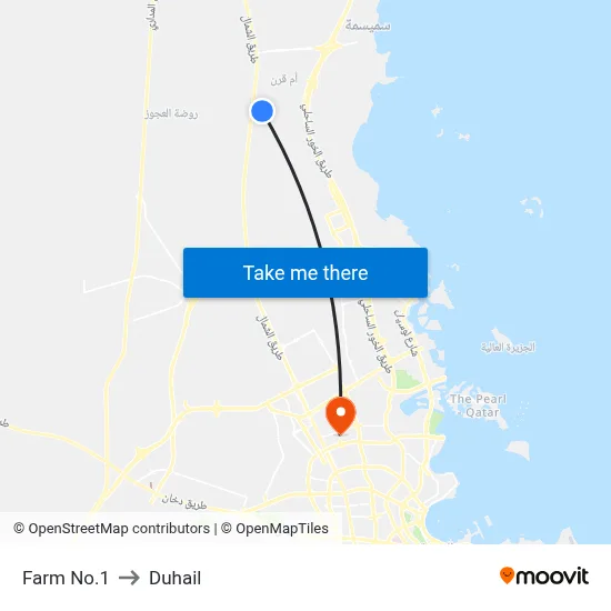 Farm No.1 to Duhail map