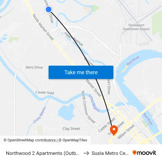 Northwood 2 Apartments (Outbound) to Susla Metro Center map