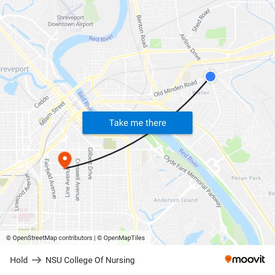Hold to NSU College Of Nursing map