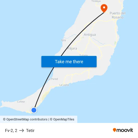 Fv-2, 2 to Tetir map