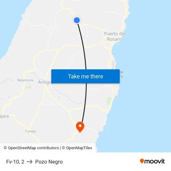 Fv-10, 2 to Pozo Negro map