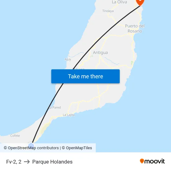 Fv-2, 2 to Parque Holandes map