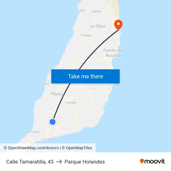 Calle Tamaratilla, 43 to Parque Holandes map