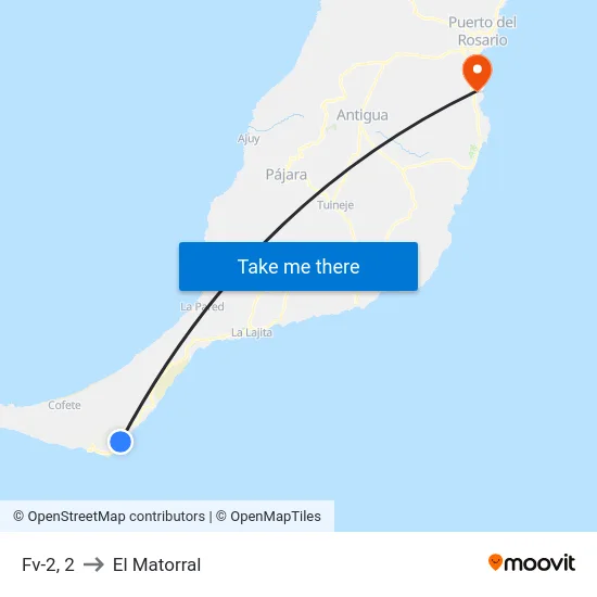 Fv-2, 2 to El Matorral map