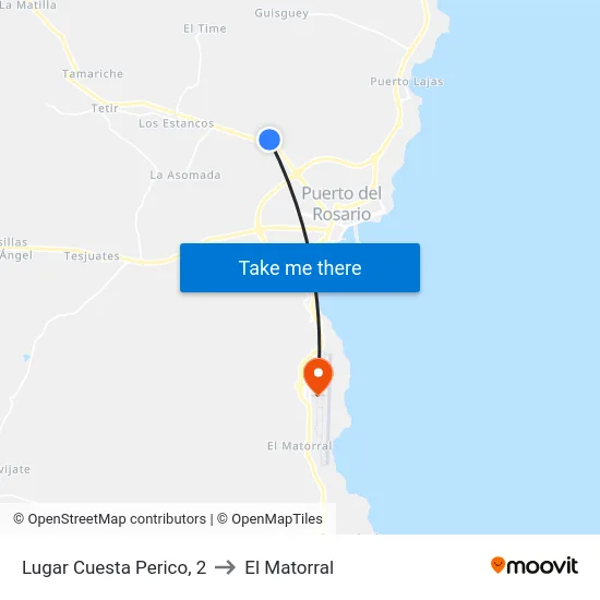 Lugar Cuesta Perico, 2 to El Matorral map