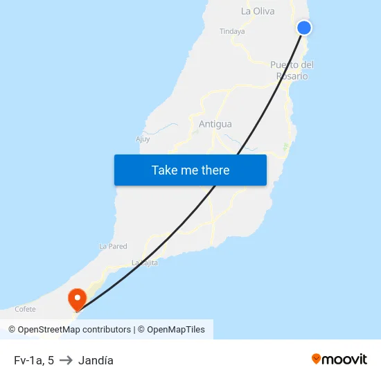 Fv-1a, 5 to Jandía map