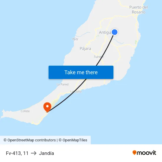 Fv-413, 11 to Jandía map