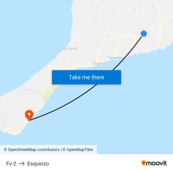 Fv-2 to Esquinzo map