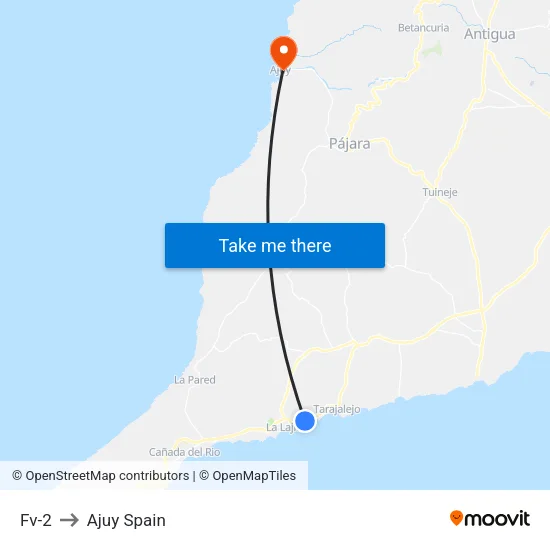 Fv-2 to Ajuy Spain map