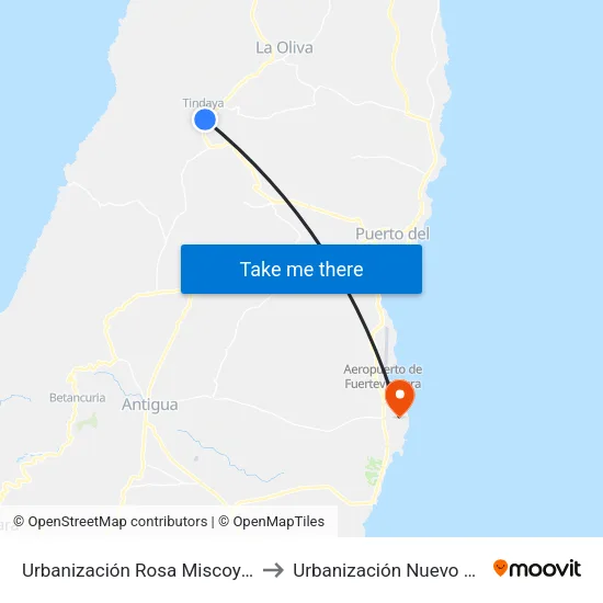 Urbanización Rosa Miscoy Paseo, 70 to Urbanización Nuevo Horizonte map