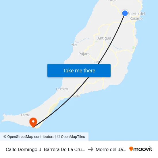 Calle Domingo J. Barrera De La Cruz, 59 to Morro del Jable map