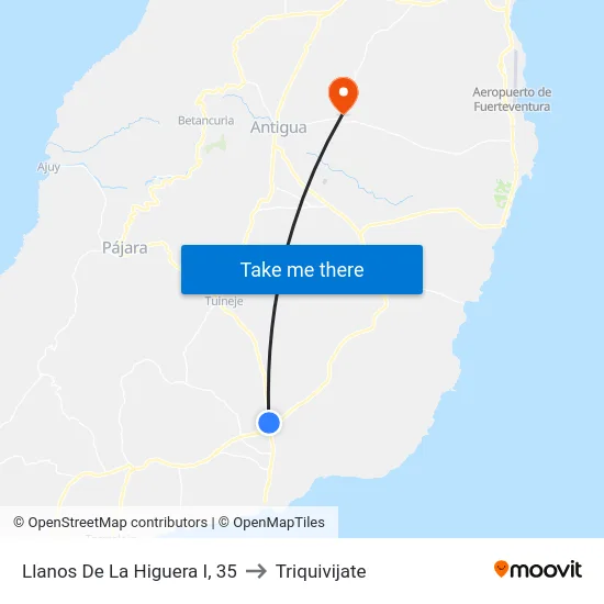 Llanos De La Higuera I, 35 to Triquivijate map