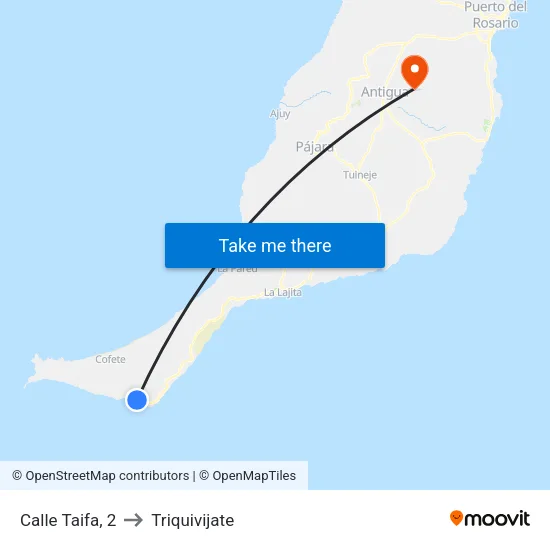 Calle Taifa, 2 to Triquivijate map