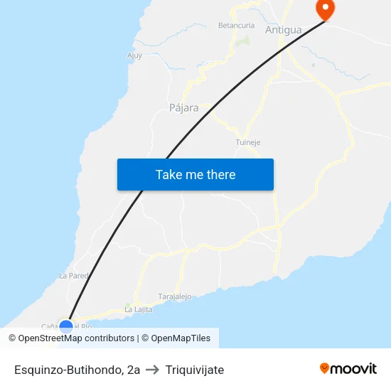 Esquinzo-Butihondo, 2a to Triquivijate map