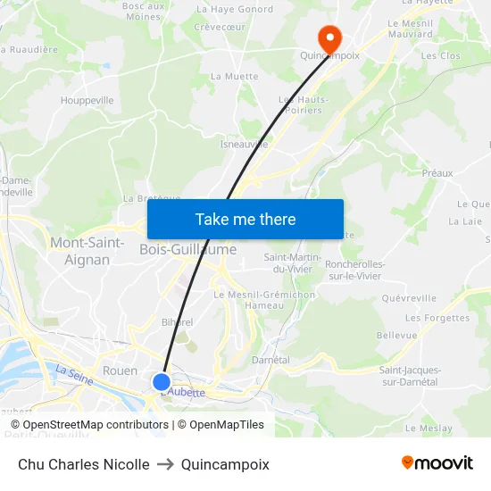 Chu Charles Nicolle to Quincampoix map