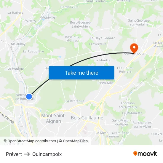 Prévert to Quincampoix map