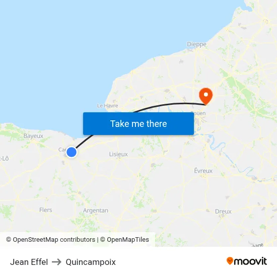 Jean Effel to Quincampoix map