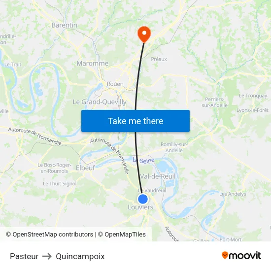 Pasteur to Quincampoix map