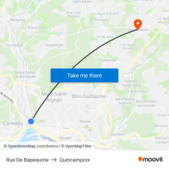 Rue De Bapeaume to Quincampoix map