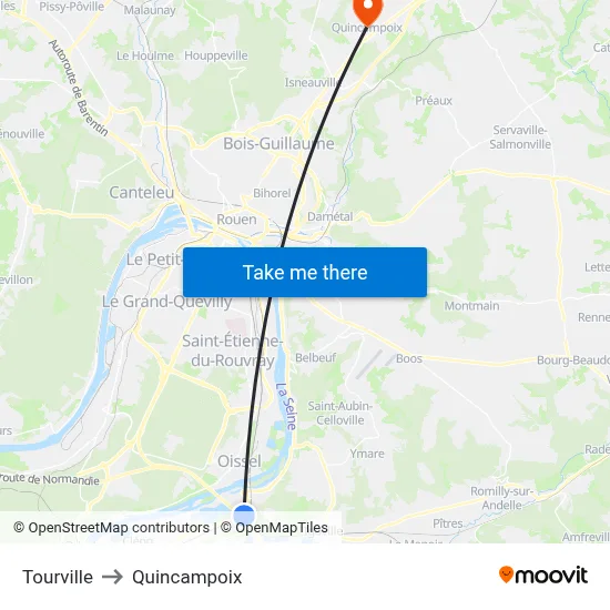 Tourville to Quincampoix map