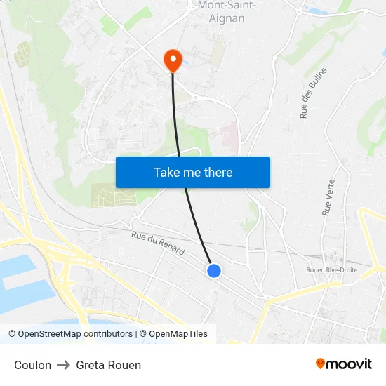 Coulon to Greta Rouen map