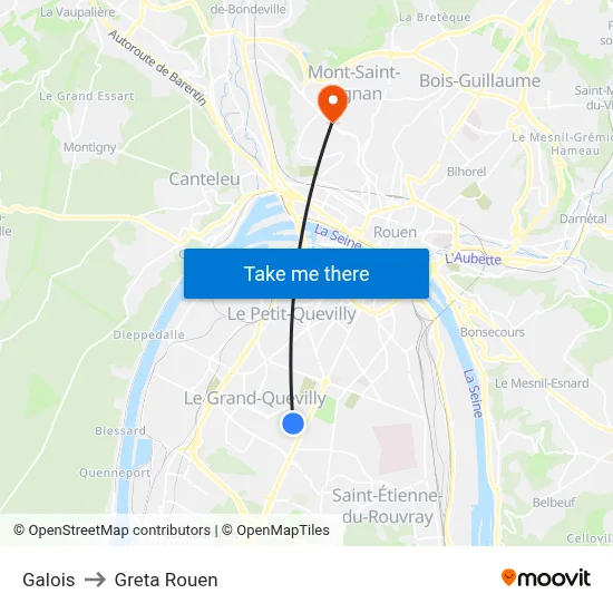 Galois to Greta Rouen map