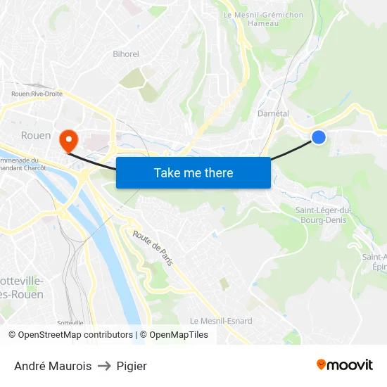 André Maurois to Pigier map